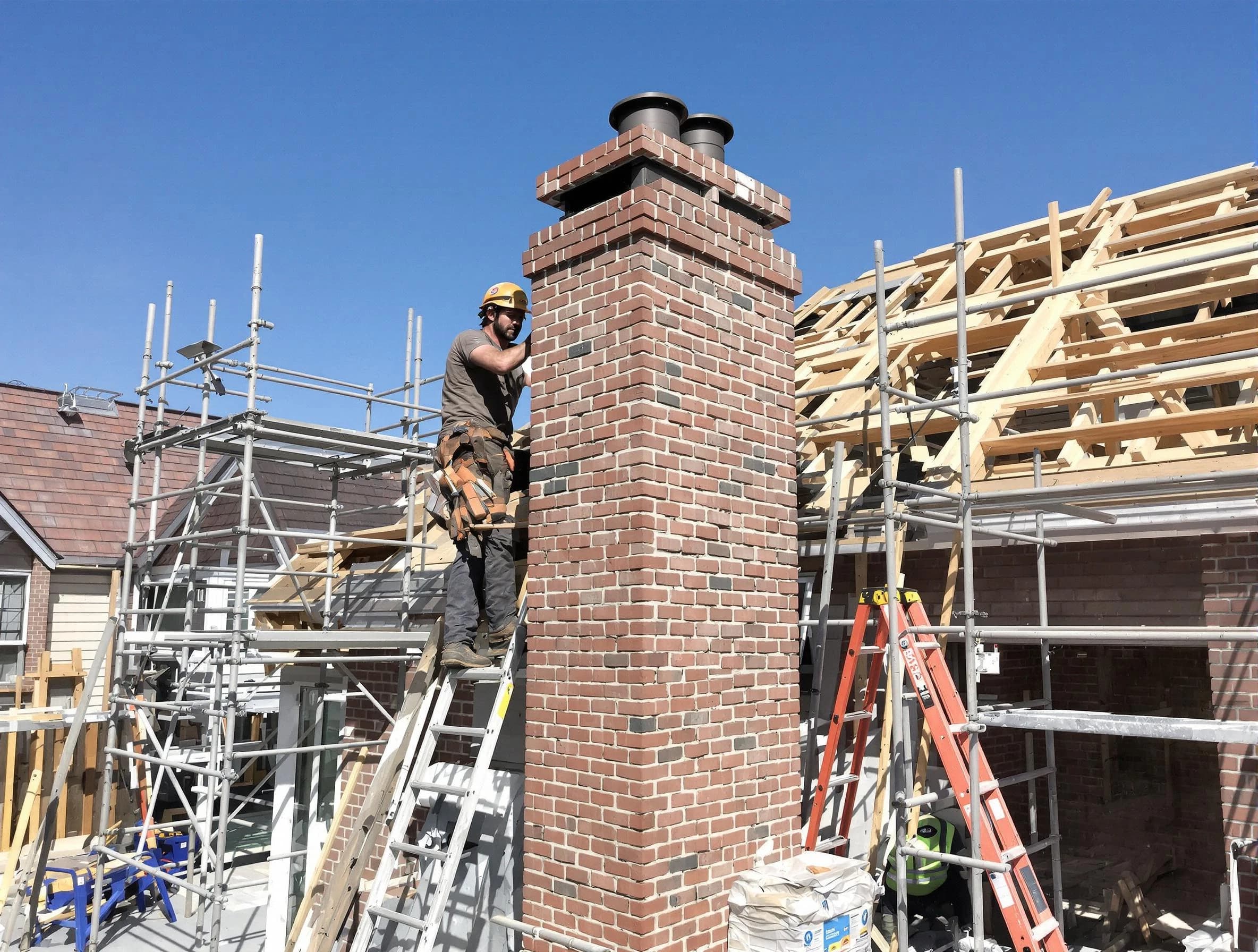 New chimney installation completed by Everett Chimney Sweep in Everett, MA