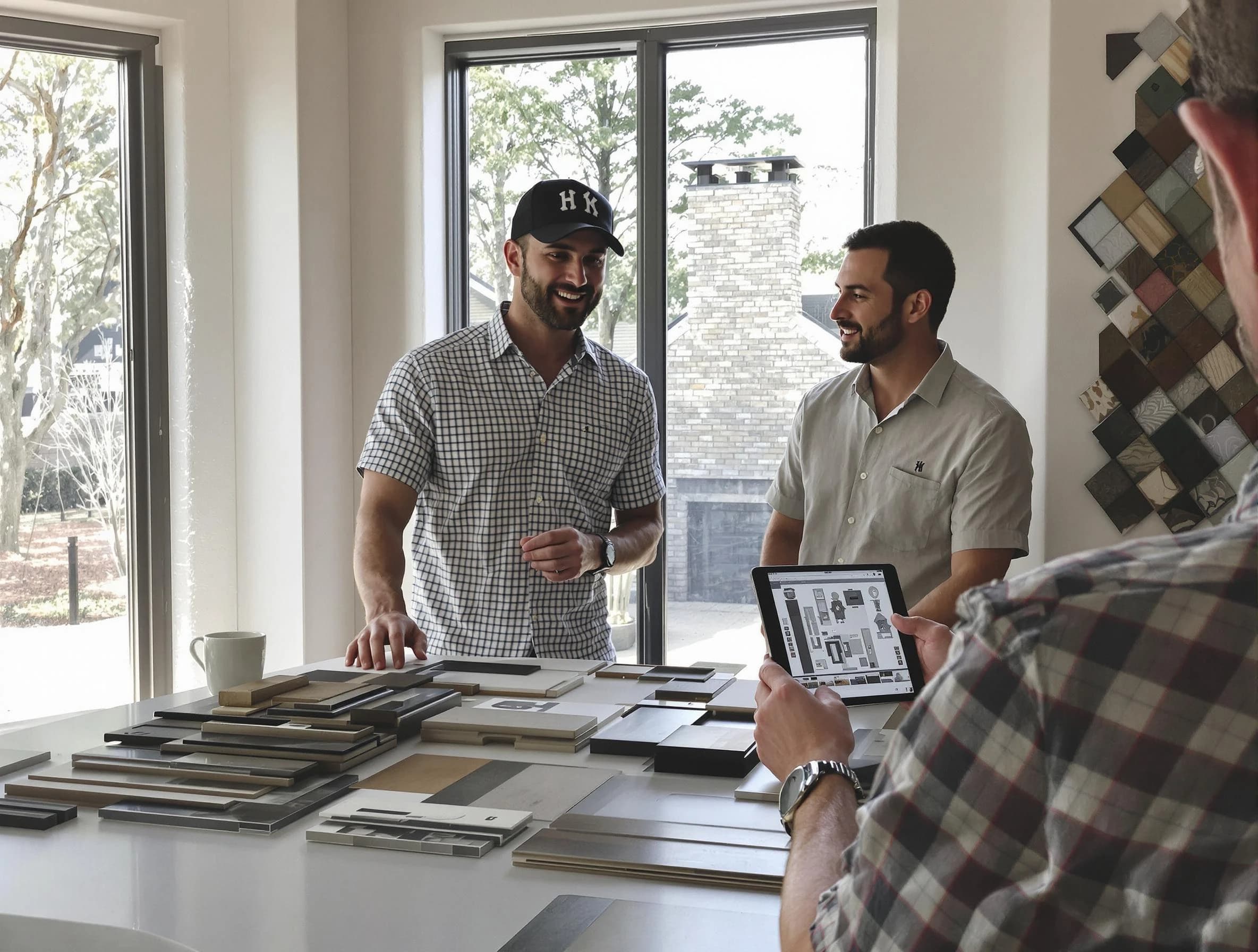 Everett Chimney Sweep remodeling a chimney and fireplace in Everett, MA