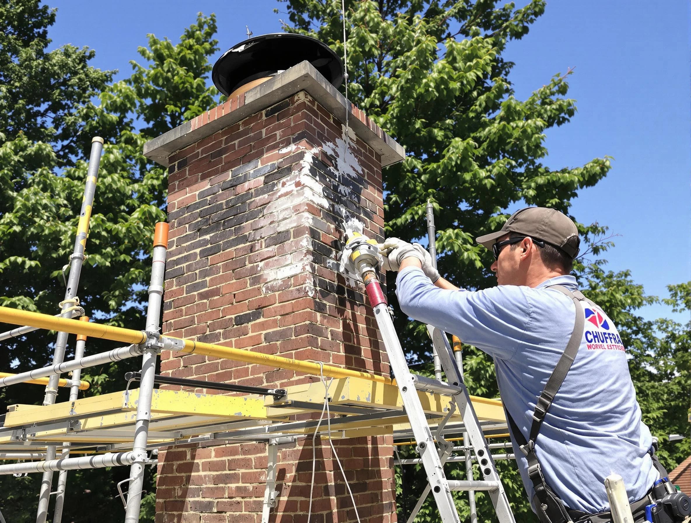 Structural chimney repair by Everett Chimney Sweep in Everett, MA