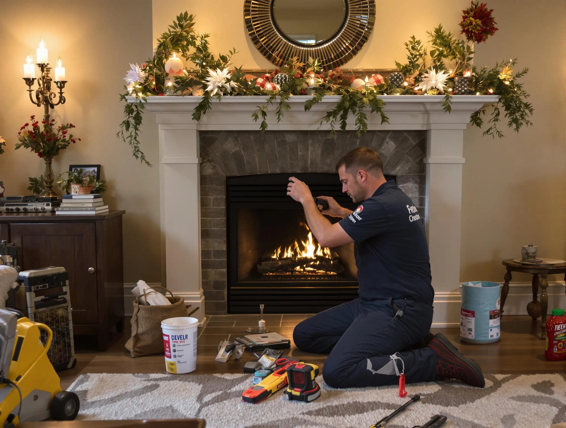Everett Chimney Sweep offering fireplace maintenance services in Everett, MA
